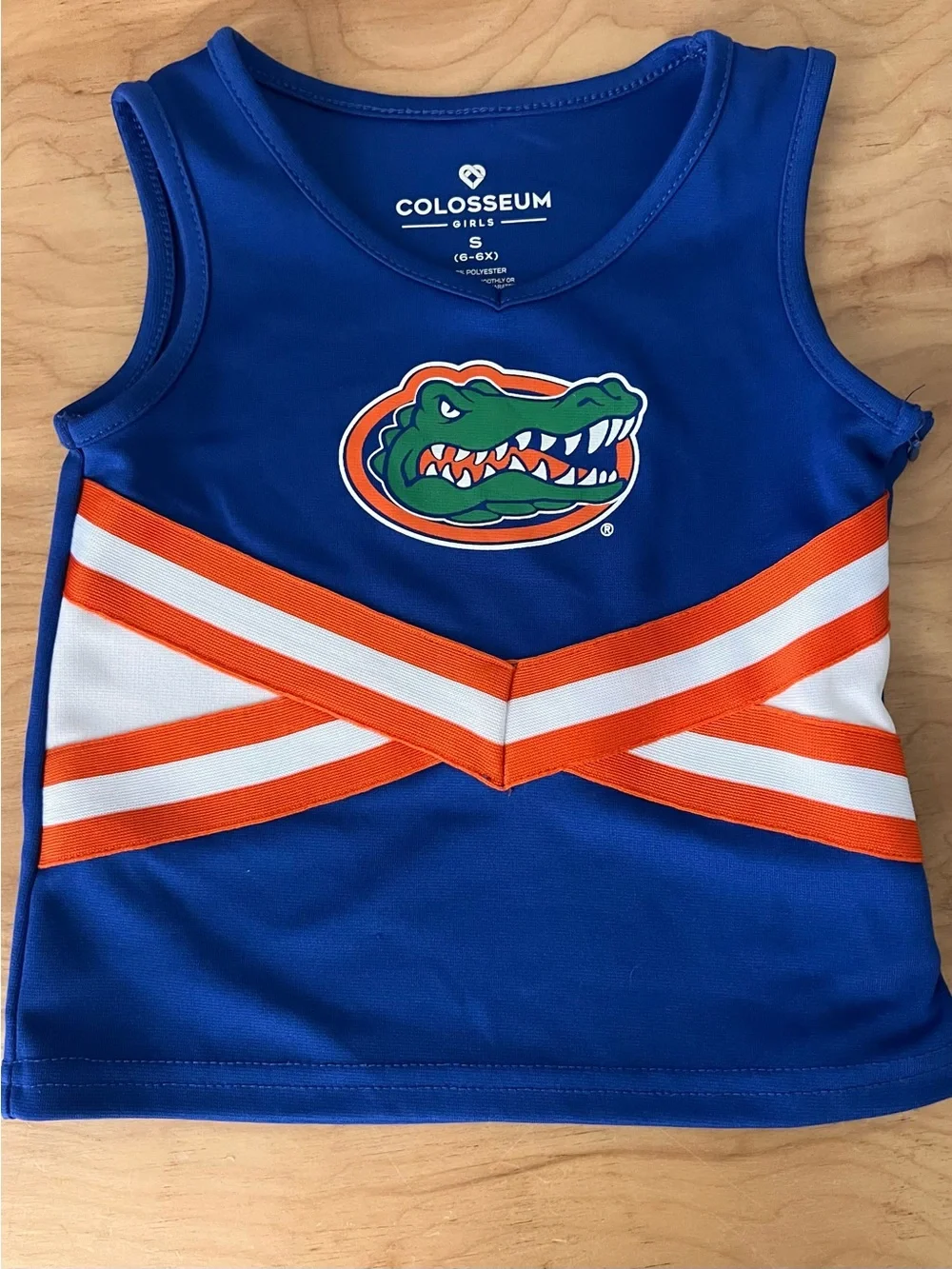 UF Gators 2-pc Cheer Outfit Youth Sz 6-6X